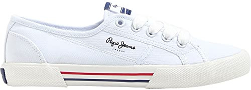 Pepe Jeans Deportivas PLS31287 de la Talla 40 en Color White