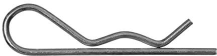 DOJA Barcelona | Coppiglia R | 4mm /d | 50 Pz | Coppiglie a R di Acciaio Galvanizzato per Trattori Agricoli | Spina a R per Fissaggio | Molla di Sicurezza per Trazione Trattore, Autocarro, Rimorchi