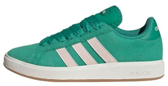 adidas Women's Grand Court Base 00s Shoes, Court Green/Putty Mauve/Off White, 9.5 UK