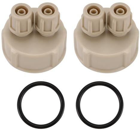 jiyaohui Acuario Multifunción 2 unids DIY de CO2 Kits generador tapón de botella tanque de pescado dióxido de bricolaje reactor tapón de rosca