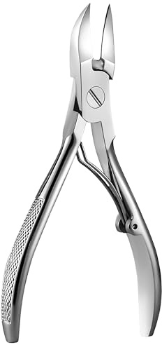 ARUIA Toenail Nail Nipper for Thick or Ingrown Toenails – Heavy-Duty Stainless Steel Clippers for Men & Women – Ergonomic, Pain-Free Precision Trimming – Pedicure Tool for Seniors, Athletes, & Home