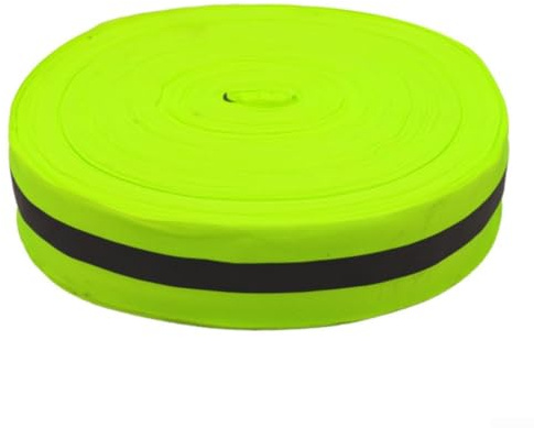 Strandvolleyboll gränslinjer med reflekterande remsa för spår- och fältfinish, markeringar, 100 m lång tejp (grön)