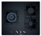 Bosch PPC6A6B20 - Placa de Gas 3 zonas, Serie 6, Cristal Templado, 60cm, Negro, 1000W