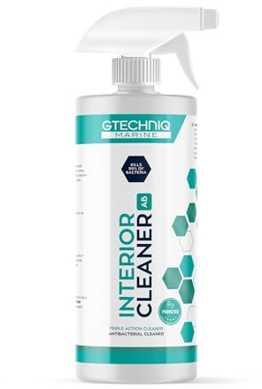 Gtechniq Marine Interior Cleaner for Hard and Soft Surfaces on Boat, Jet Ski and Yacht, Fabric Safe, Dirt Repellent Upholstery Cleaner, Leather Cleaner, Suede Cleaner and Alcantara Cleaner - 500ml