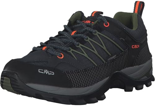 CMP Men's Rigel Low Trekking Shoes WP, Anthracite-Peat, 12 UK