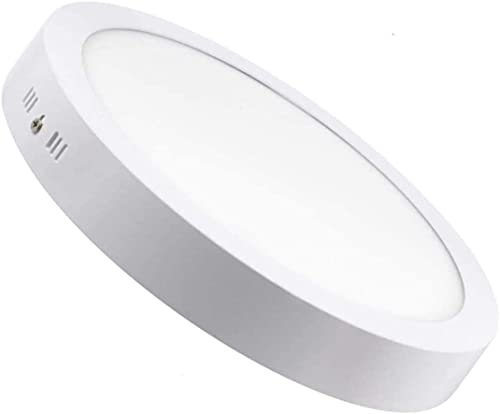 LampesEcoEnergie Plafonnier LED Ø225Mm 20W 1900Lm Blanc Neutre 4000K, Lampe de Salon, Cuisine, Bureau et Plafond
