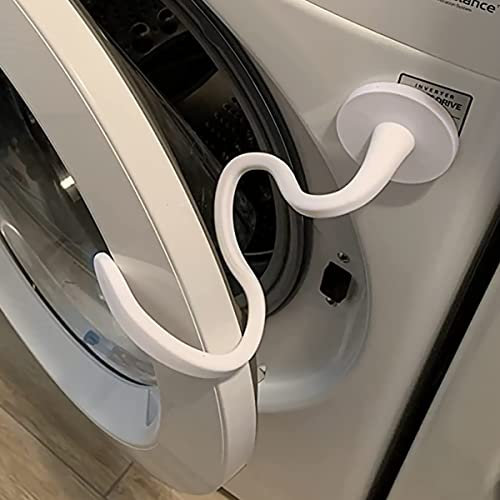 eHuangTools Butée de porte de lave-linge à chargement frontal – Support de porte magnétique pour machine à laver avec base magnétique de 6,6 cm, butée de porte amovible pour garder la porte de la