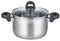 ELO 12221 m.GD - Olla de carne (20 cm, turmalina, inducción, acero inoxidable satinado, mango de plástico antideslizante, con escala de litros y sistema de dosificación de aceite)