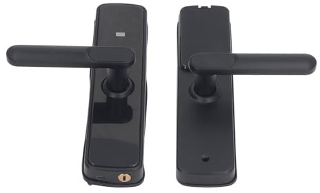 Cerradura Electrónica Digital con Contraseña y Aplicación Inteligente, con, Desbloqueo de Tarjeta de Huella Dactilar para Puertas Interiores y Exteriores