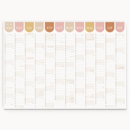 Calendrier mural annuel scolaire 2026/2027 - Qualité supérieure - 70 x 100 cm - Pour enseignants, bureau et planification