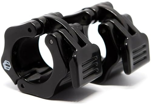 Sporttrend 24® Schnellverschlüsse Set 28mm, 30mm oder 50mm in schwarz für Hantelstangen Größenwahl | sichere Fixierung von Gewichten und maximaler Halt | Schnellverschluss Schnell Spanner Verschluss