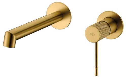 IMEX GLD038/OC LINE Grifo de Lavabo Empotrado Oro Cepillado