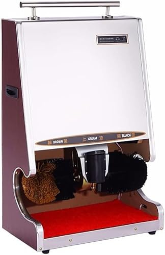 Pulidora de Zapatos Eléctrica, Inducción totalmente automática Hotel Vestíbulo del hotel Empresa Limpiabotas Máquina de cepillo de zapatos Pulidor de zapatos eléctrico Limpiabotas for el hogar Eléctri