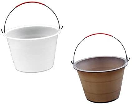 SEWOART Seau De Stockage À Ciment Épaissi Polyvalent pour La Construction À Usage Extérieur