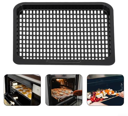 Cesta para freír al aire, bandeja de freidora de aire de acero al carbono, horno, empanado extraíble