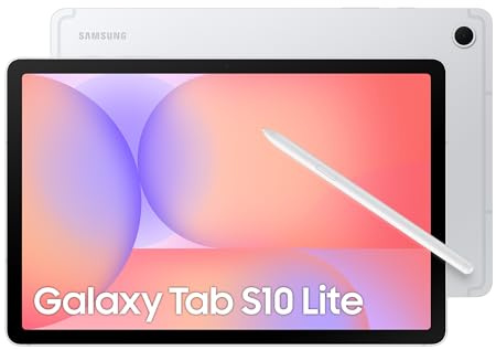 Samsung Galaxy Tab S10 Lite, AI Tablet, 6GB Memory, 128GB Storage, 10.9 90Hz display, S Pen Included, Long Battery Life, Silver, 3 Year Extended Warranty (UK Version)