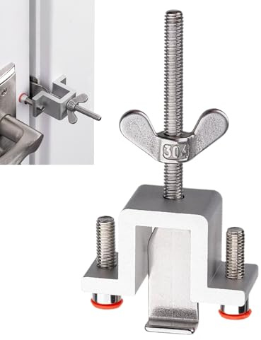 Rukjmqi Cerradura portátil para puerta,Cerradura de seguridad para puerta de habitación,Dispositivo de seguridad portátil resistente para mujeres | Viaje Entrada Casa Habitación Hotel Apartamento