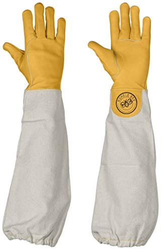 Humble Bee 111 Cowhide Beekeeping Gloves with Extended Sleeves
