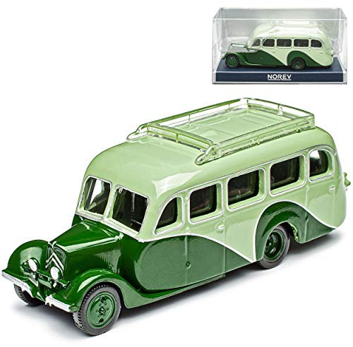 Citroen U23 Autocar Bus Grün H0 1/87 Norev Modell Auto