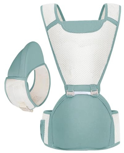 Babytrage – Babytragesitz | Umwandelbare Babytrage aus Polyester | Verstellbarer Kleinkindhalter mit atmungsaktivem Netz, ergonomische Allpositions-Kindertrage für Eltern