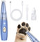 LOFICOPER Hundeschermaschine, Leise Schermaschine Hund Katze mit Saugfunktion, Verbreiterte Klinge, USB Wiederaufladbar Tierhaarschneidemaschine für Körper, Pfoten, Ohren