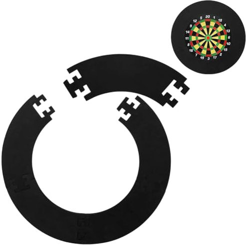 DASIAUTOEM Dart Catchring Surround, Umrandung Dartscheibe Schutzring, Surround Auffangring Dart Backboard, Dart Surround Leichtes Eva Dartscheiben Surround für Ø 45cm Dartscheibe, Gesamt Ø 72cm