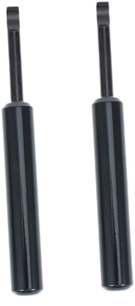 TOYANDONA Herramienta de Palanca para Abrir Caja de Reloj 2 Piezas Negro Acero Inoxidable y Aleación de Aluminio, Prevención de Rayaduras para Reparadores Profesionales
