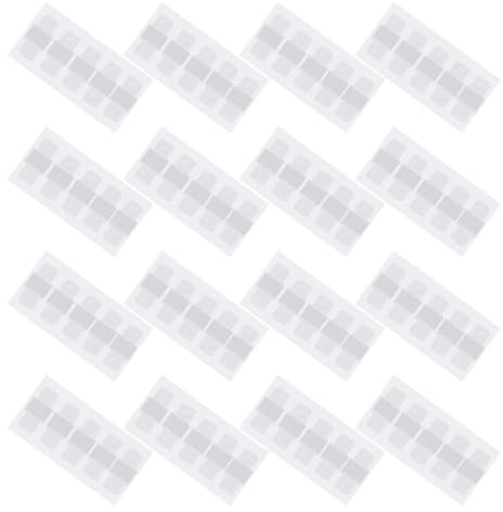 SEWACC Pegatinas Autoadhesivas Redondas Material Pet 20 Hojas Marcadores de Índice Portátiles y Resistentes para Refuerzos de Agujeros para Oficina y Escuela