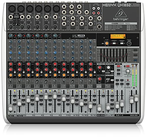 Behringer Qx1832usb Table XENYX Mitigeur de petit format