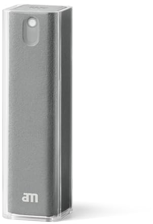 am Handy-Reinigungsset mit Bildschirmreiniger Spray: All-in-One Display-Reiniger für Auto, Smartphone, Tablet und PC Screen Cleaner für Handy und Tablet 1 Pack, Grau