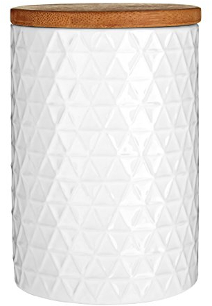 Premier Housewares Tri Canister, Plastic, White