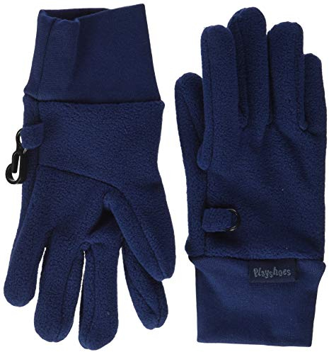 Playshoes Unisex Finger-Handschuh Fleece, Marine, 6 (ca. 12-16 Jahre)