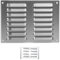 H&C VENT Grille Aeration Inox 260x190mm avec Moustiquaire │ Evacuation Caches Tuyau Ventilateur │ d'Extraction Ventialtion │ Exterieur Interieur │ Gaine Cache Extracteur d'air VMC │ Climatiseur Seche