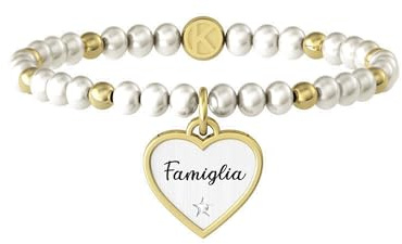 KIDULT - Bracciale Donna - Perle Coltivate e Acciaio 316L | Famiglia - 732100