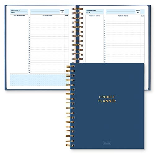 S&O Project Management Planner - Work Organizer Daybook– Assignment Schedule Notebook - Task Manager – Activity Notebooks for Work - Project Management Journal- 200 Pages, 8.25 x 9.3”