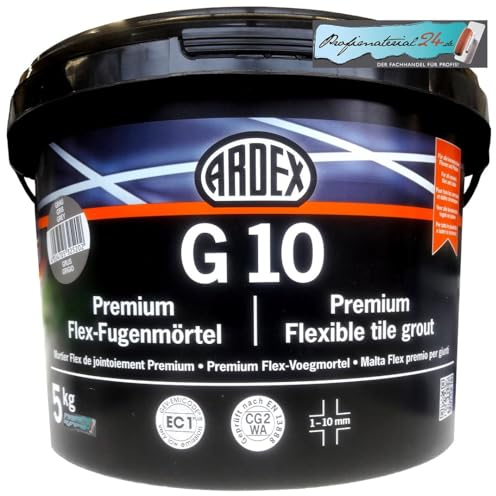 Ardex Mortier de jointoiement flexible G10 de qualité supérieure - 5 kg (Siena)