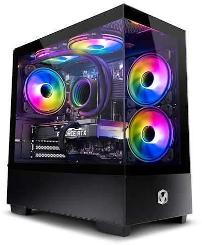 Vibox IV-177 Gaming PC • AMD Ryzen 7 5700X 4.6GHz • Nvidia RTX 5060 8GB • 32GB RAM • 1TB SSD • Windows 11 • WiFi