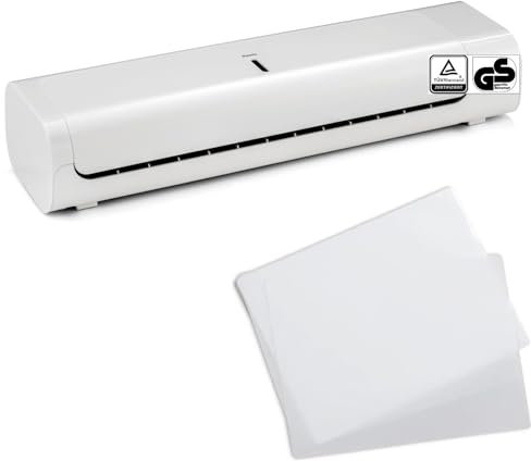 Rex Office Laminiergerät A3 inkl. Laminierfolien Starter-Kit TÜV/GS-Zeichen Laminator Laminierer laminieren bis 125 Mikron Stärke und 400 mm/Min schnell