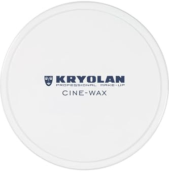 kryolan Cine-Wax - Effet Spécial Cire de Modelage Blessures et Cicatrices (10, 40 ou 110 grs) (110 grs)