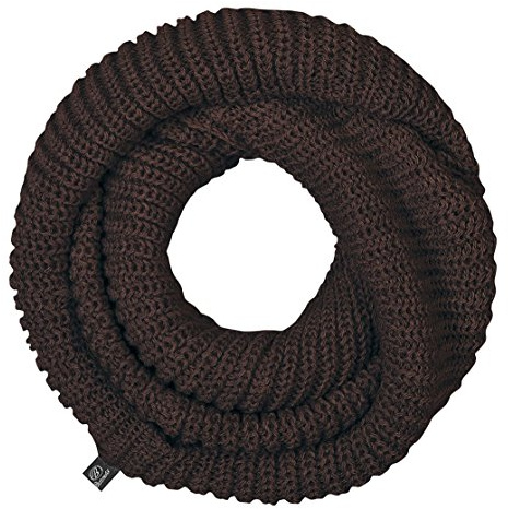 Brandit - sciarpa loop in maglia Unisex, sciarpa tubo, sciarpa marrone Taglia unica