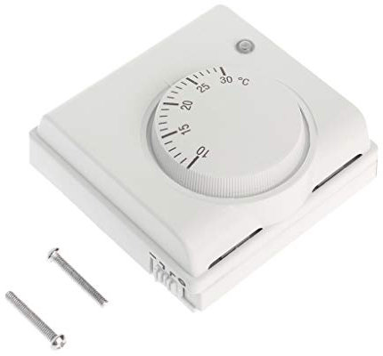 GUMEI Termostato de habitación mecánico 220V 6A Controlador de Temperatura Aire Acondicionado y calefacción de Caldera de Gas de Piso