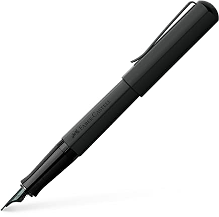 Faber-Castell 150573 - Füller Hexo, Federbreite B, schwarz matt, 1 Stück