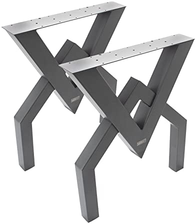 Bentatec 2 x Design Tischgestell Mucki Tischbeine DIY