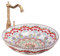 Rea Aufsatzwaschbecken Peru Waschtisch Handwaschbecken Waschschale Waschbecken für Badezimmer aus hochwertiger Keramik 40 x 40 x 11,5 cm