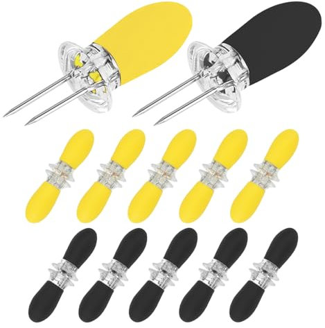 10 Paar Maisspieße Aus Edelstahl, Käsespieße, Grillgabeln, Grillgabeln Für Mais, Grillspieße Aus Edelstahl, Set Aus Edelstahl, Obstgabeln Aus Edelstahl