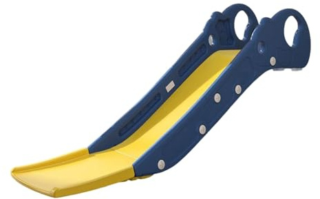JunZheHub Toboggan D'intérieur pour Enfants, Canapé-toboggan avec Structure de Jeu, et étendue, Matériau Robuste et Facile à Nettoyer, Adapté Au, Bleu