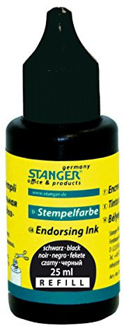 Stanger Stempelfarbe 01800902 schwarz