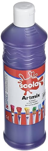 Scola Artmix Purple Washable Coloured Paint - 600ml