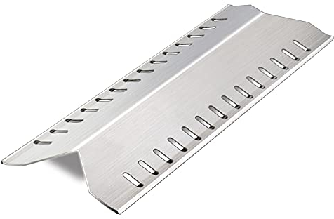 Grill Heizplatten Gas BBQ Teile Ersatz für Broil-Mate 24025HNT, Master Forge 30030MSF, Huntington 6301-24, 19 9/16 Zoll Edelstahl Reparatur Kit Grill Hitzeschild Zelt, Brennerabdeckung, Fl ame Tamer