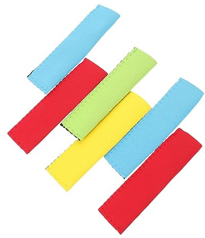 Cabilock Eisstockhüllen Für Jungen Und Mädchen 6er-set Wiederverwendbare Stielhülle Tropfenfänger Und Neopren-halterungen